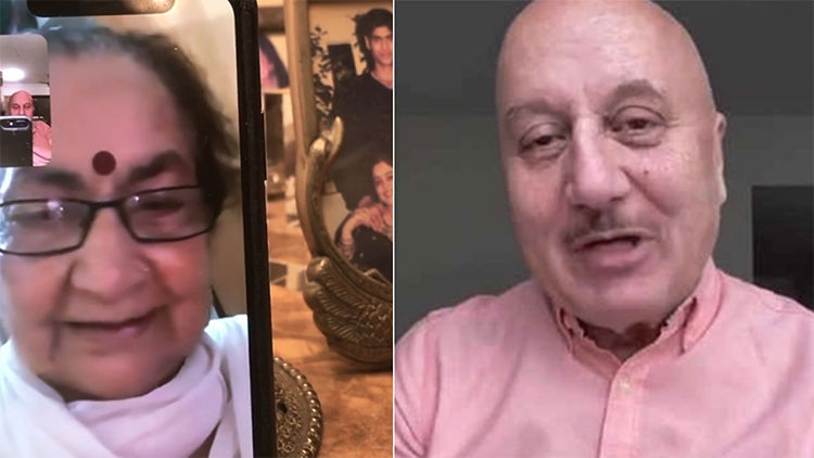 Anupam Kher Video Calling His Mother During Lockdown Is Too Cute