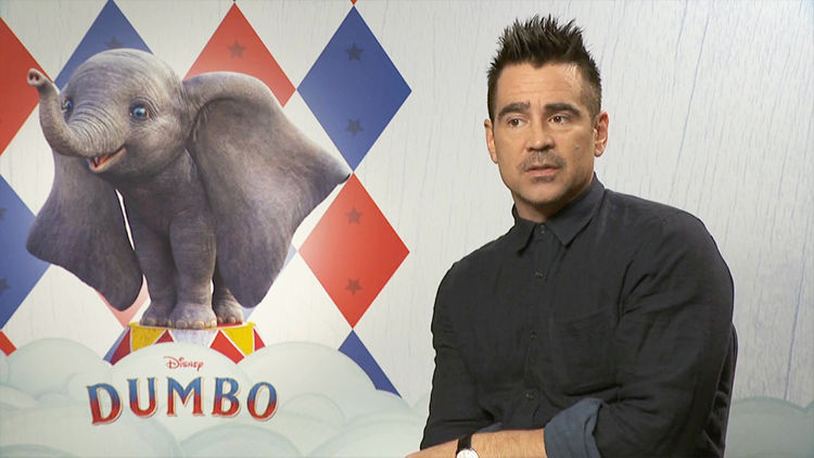 Colin Farrell Was Fascinated By Dumbo Film Set - Hollywood