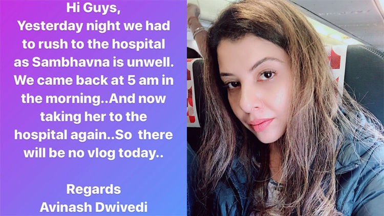 Here's why former Bigg Boss contestant Sambhavna Seth was rushed to hospital late at night