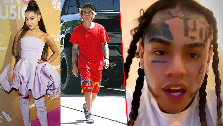 Justin and Ariana Calls Out Tekashi 6ix9ine’s Accusitions Of Manipulating Billboard's Sales Tracker