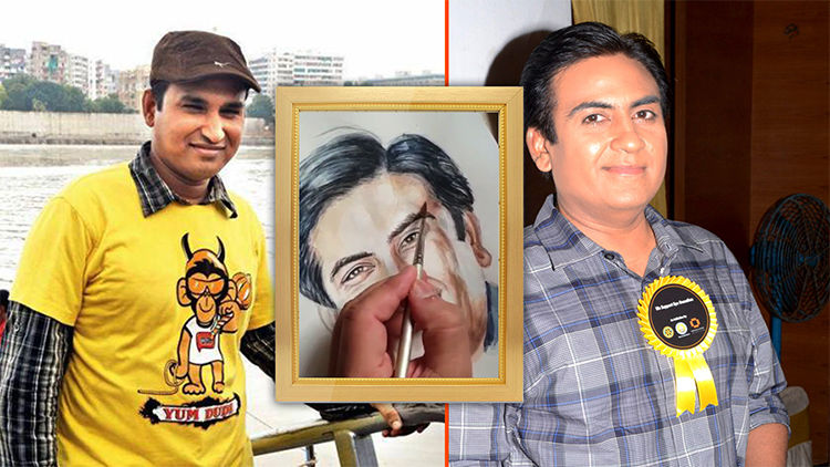 Mayur Vakani Creates A Beautiful Portrait Of His On Screen Jija Ji Dilip Joshi