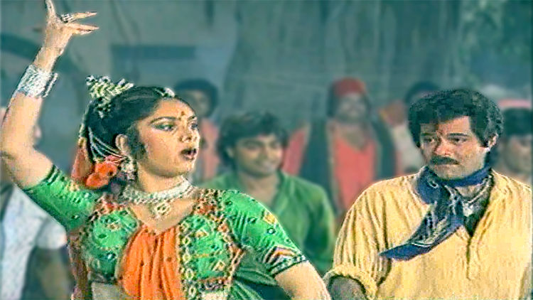 On The Sets Of Amba | Anil Kapoor | Meenakshi Sheshadri | Bollywood Flashback