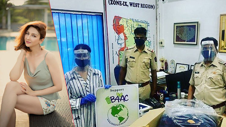 Saumya Tandon Successfully Distributes Face Shields And Masks To The Frontline Workers