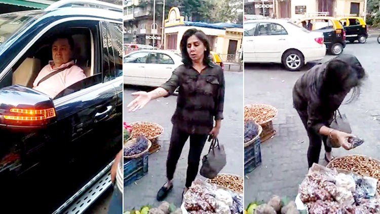 Throwback Video Of Rishi Kapoor And Wife Neetu Buying Grocery