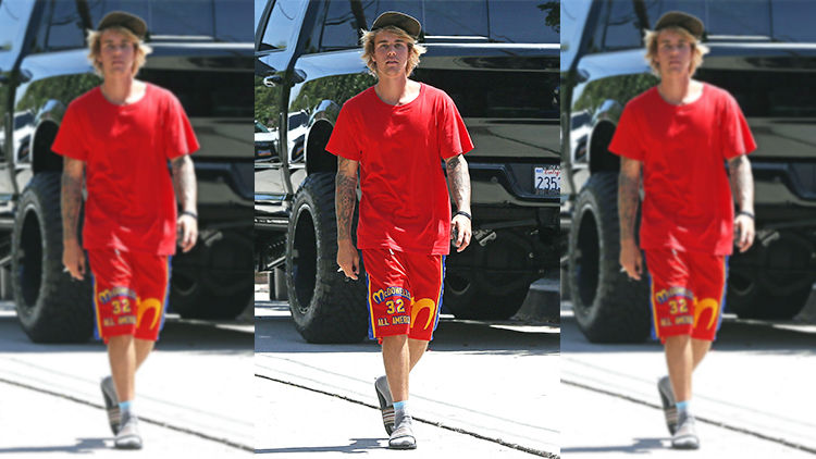 Justin Bieber Shows Off His Glistening Muscles On Memorial Day As He Stepped Out Shirtless