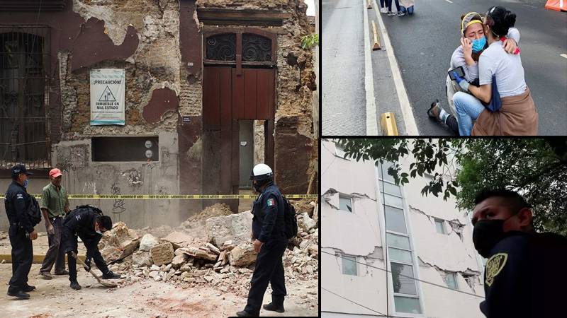 5 killed as Powerful earthquake shakes southern Mexico, 140 aftershocks felt