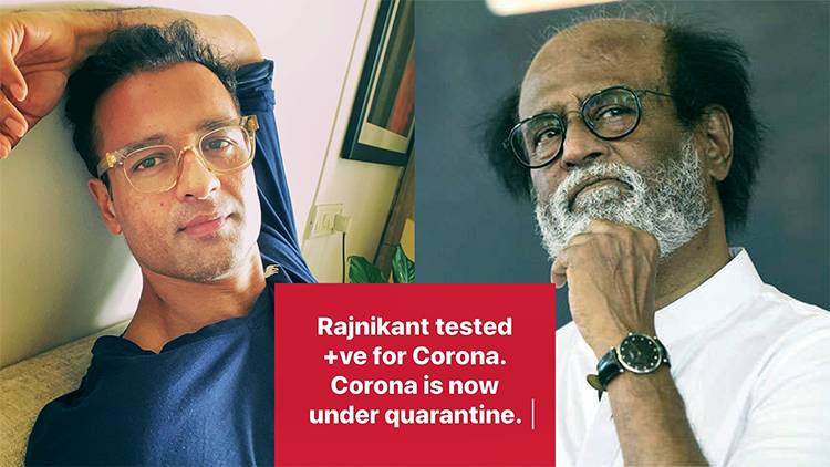 Rohit Roy Gets Trolled For Posting Rajinikanth Test Positive For Coronavirus