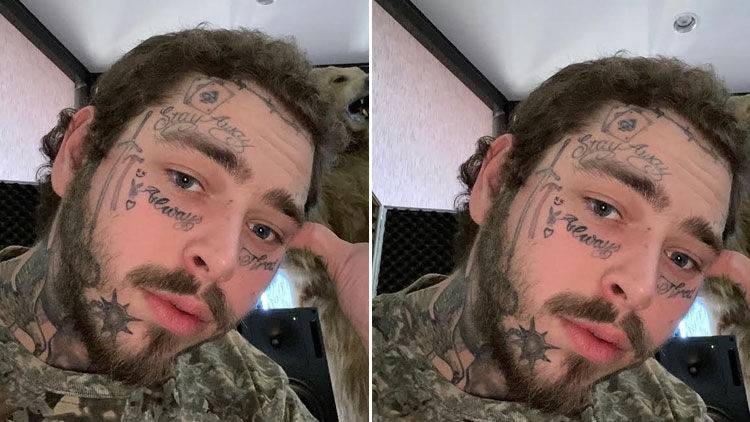 Post Malone Shaved His Head To Debut A Large New Skull Tattoo