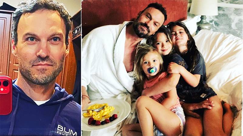 Brian Austin Green Amid Split From Megan Fox Celebrates Father S Day