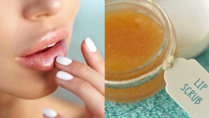 DIY All-Natural Lip Scrub For Rosy Lips
