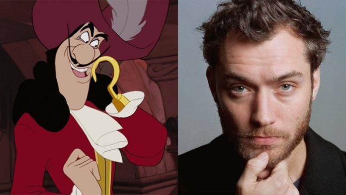 Jude Law To Play Captain Hook In Disney’s Peter Pan Live Action Film?