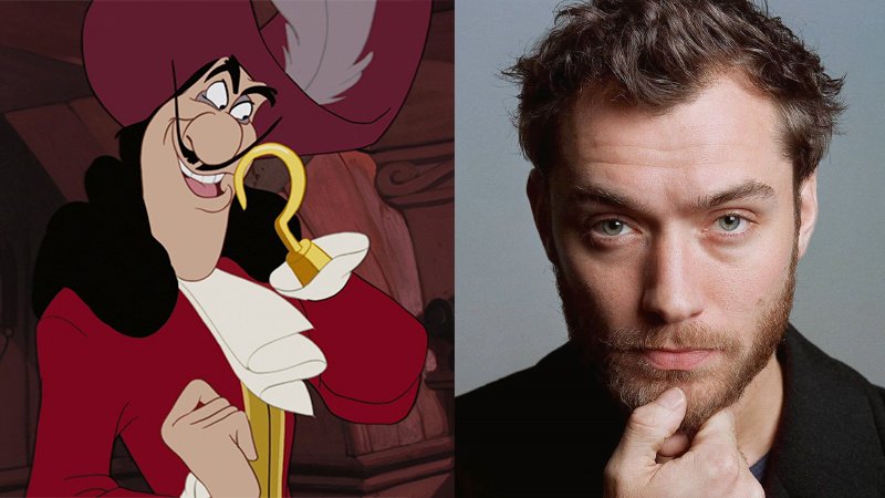 Jude Law To Play Captain Hook In Disney's Peter Pan Live Action Film?