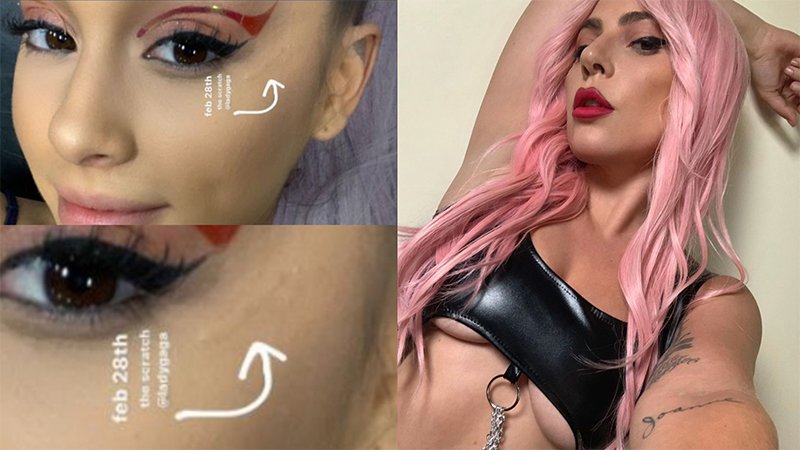 Lady Gaga Accidently Scratched Ariana Grande's Eye