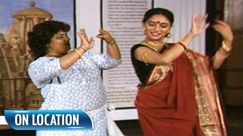 Madhuri Dixit And Saroj Khan Rehearsing On The Sets Of Sahibaan | Bollywood Flashback