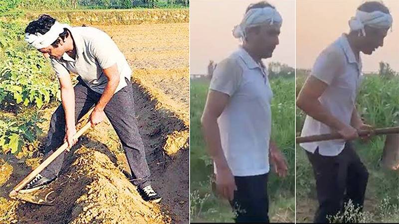 Nawazuddin Siddiqui Turns Farmer In His Village