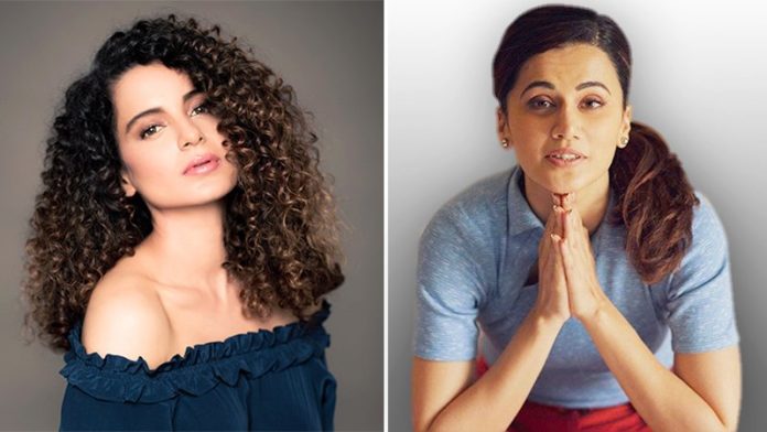 Taapsee Pannu Gives Befitting Reply To Kangana Ranaut After Her Controversial Claims