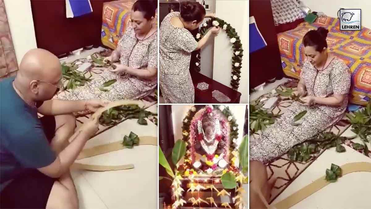 Trupti Bhoir Celebrates Ganesh Chaturthi In Eco-Friendly Way