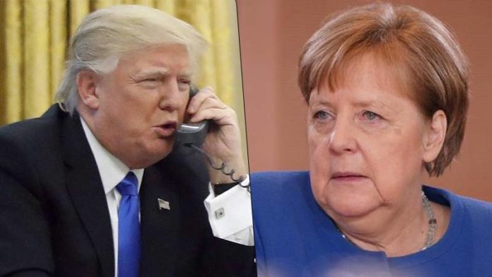 US President Donald Trump called German Chancellor Merkel 'stupid' on phone call