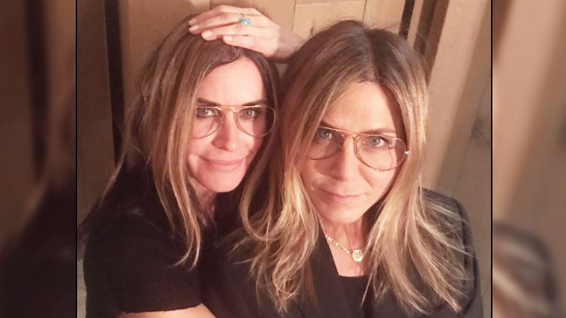 Courteney Cox Shares A Video While Playing Pool Game With Reel And Real Life BFF Jennifer Aniston