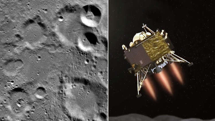 NASA releases images of India's moon lander Vikram!
