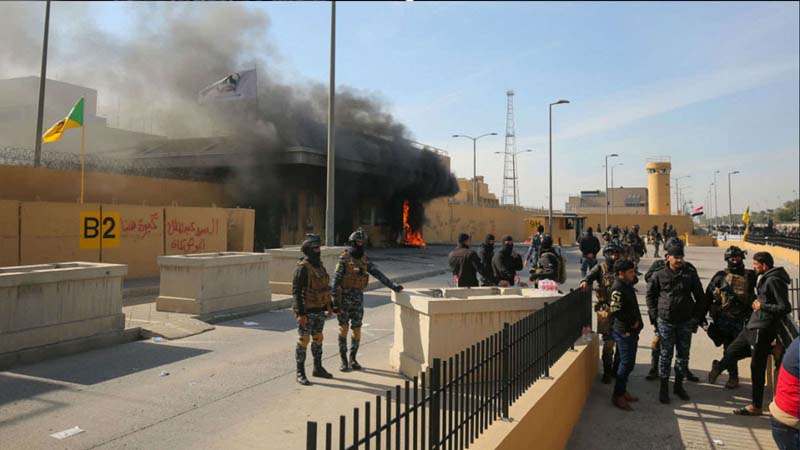 5 rockets hit near US embassy in Iraq's capital Baghdad
