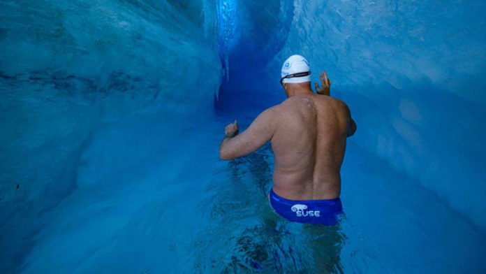 50-yr-old climate activist becomes 1st person to swim under Antarctic ice sheet