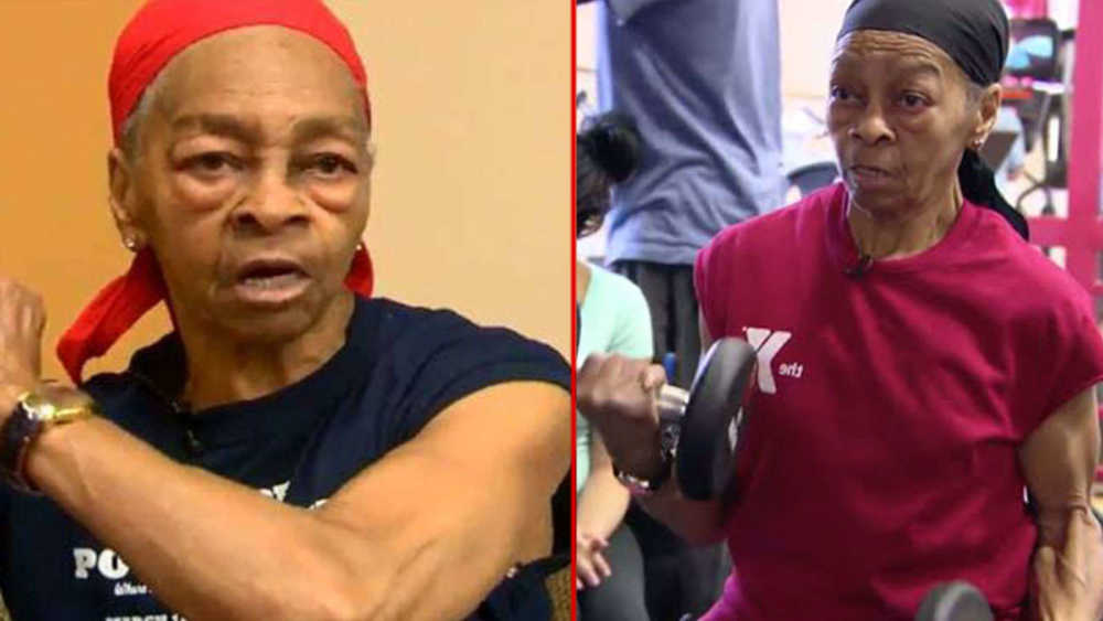 82-yr-old female bodybuilder beats man who broke into her home in US