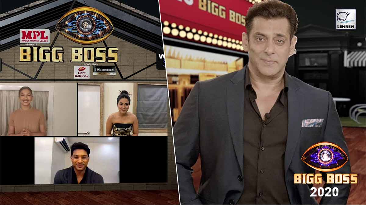 Bigg Boss 14 Salman Khan Talks With Sidharth Shukla, Gauahar Khan And Hina Khan