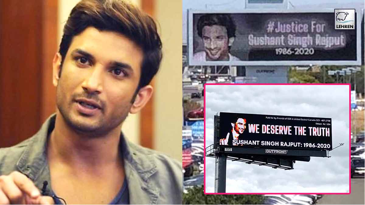Justice For Sushant' Billboards REMOVED In USA