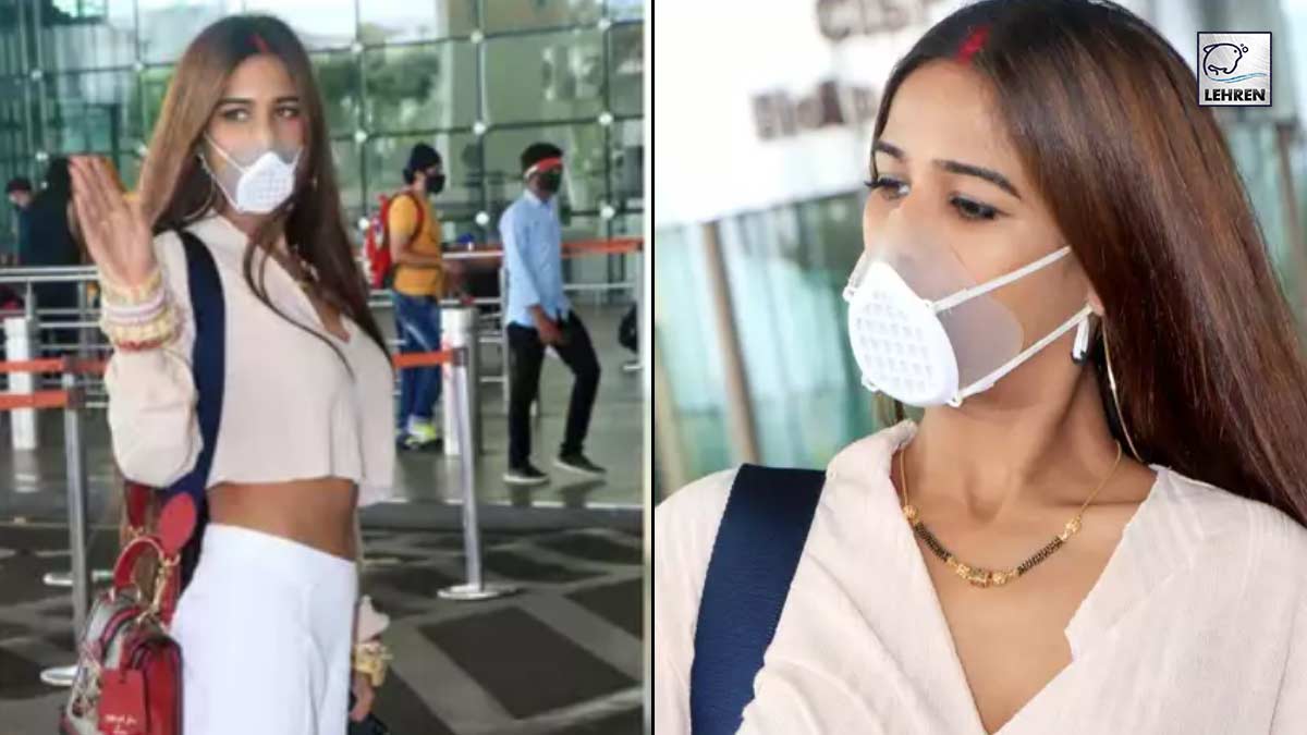 Poonam Pandey Makes First Public Appearance After Marriage