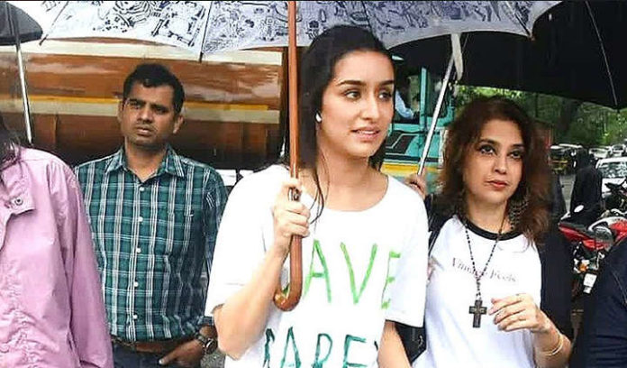 Shraddha Kapoor joins the #SaveAarey campaign