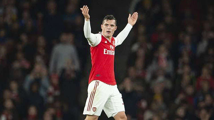 Granit Xhaka may be stripped off Arsenal captaincy after he tells fans to 'f*** off'