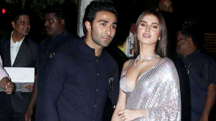 Tara Sutaria attends the Bachchans' Diwali bash with Aadar Jain and fuels dating rumours
