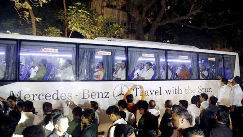 After NCP MLAs, Shiv Sena MLAs shifted to another Mumbai hotel