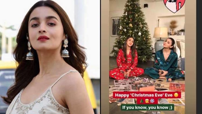 Alia Bhatt Along With BFF Akansha Shares An Adorable Picture Of Themselves To Wish Everyone A Merry Christmas