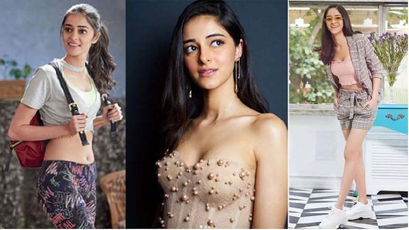 Ananya Pandey's Hot Looks With Innocent Face In Neon Outfit