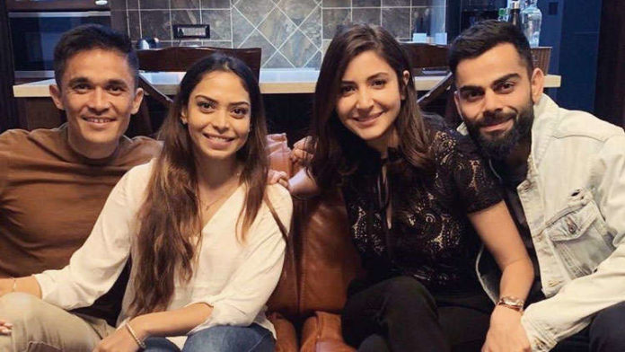 Anushka Sharma and Virat Kohli Catch Up With Sunil Chhetri And His Wife For Dinner Post India’s Victory Against Australia