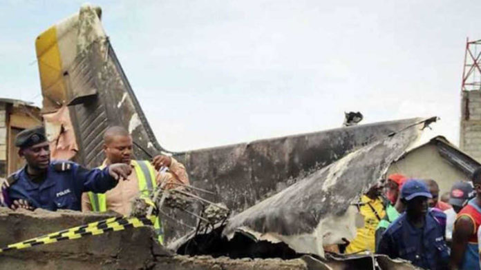 At least 26 killed as plane crashes into homes in Congo's Goma city