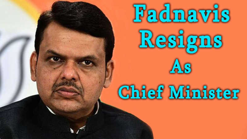 Devendra Fadnavis resigns as Maharashtra CM, says BJP doesn't have majority