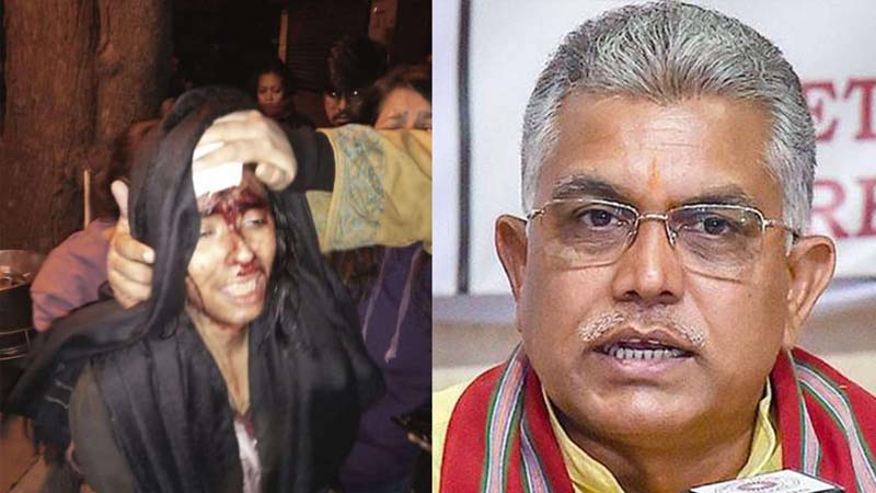 Don't know if it was blood or paint on JNUSU Prez's head: BJP leader