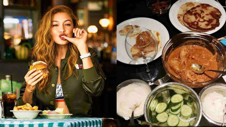 Gigi Hadid loves BUTTER CHICKEN with naan and SAMOSAS & is back with Zayn Malik