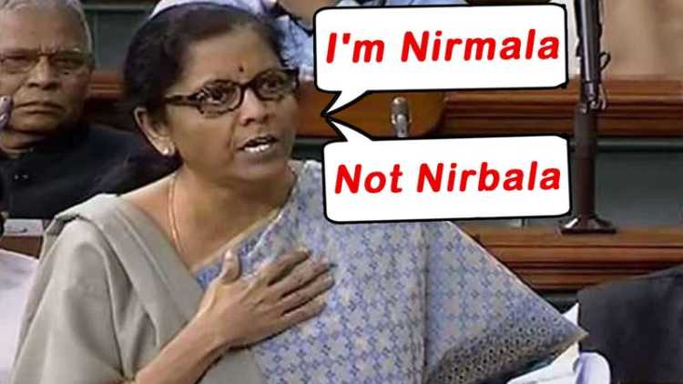 I'm Nirmala, all women in BJP sabla: Sitharaman on Cong MP's 'Nirbala' jibe