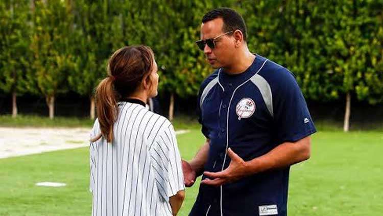 JLo Pokes Fun At Fiance A-Rod While Playing Softball With Family!