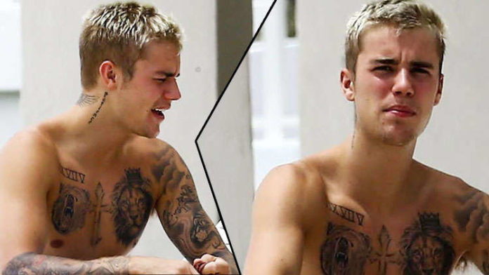 Justin Bieber Goes Shirtless After Gym & Shows Off Calvin Klein Boxers