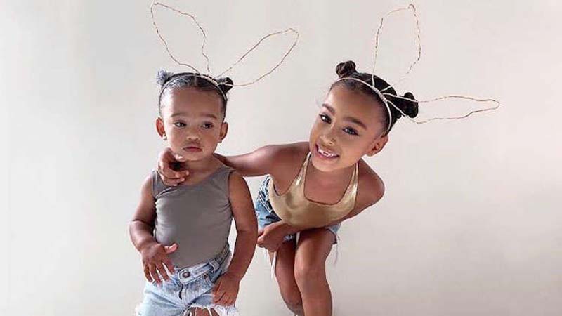 Keeping Up With The West Sisters: North Dresses Little Sister Chicago in Adorable Matching Outfits!
