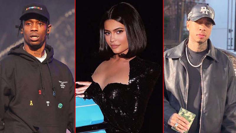 Kylie Jenner reunites with both her Exes Travis Scott & Tyga at Diddy’s 50th Birthday bash