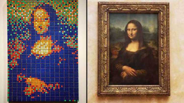 Mona Lisa' made of Rubik's Cubes to be auctioned, expected to fetch over ₹1 cr