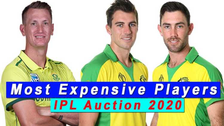 Who were the most expensive buys in the IPL 2020 auction?