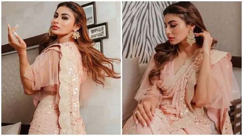 Mouni Roy Sets Internet On Fire In NUDE Colored Outfit