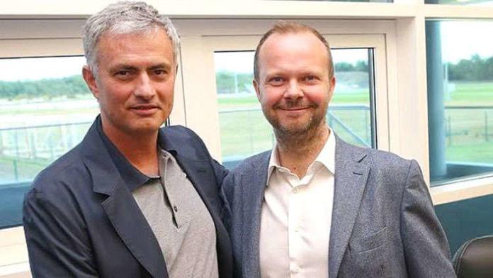 Mourinho reveals Woodward messaged him about the Tottenham job despite sacking him at Manchester United